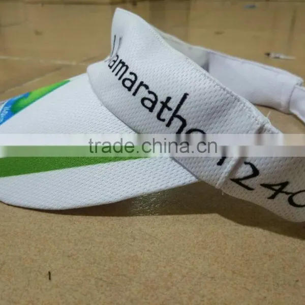 Running Sportswear Visor Cap, Sublimation Printed Running Cap photo-4