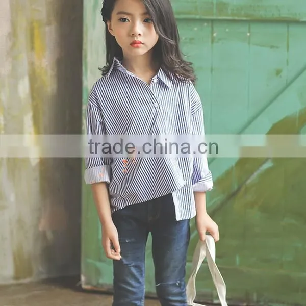 Zm35737a Latest Fashion Blouse Stylish Formal t Shirts for Girls photo-2