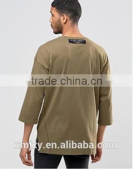 2016 Fashion Men Tee t Shirt Men Embroidery Technique Custom T-shirt photo-2