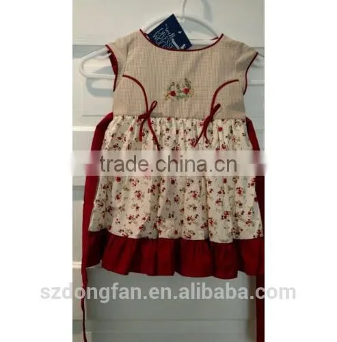 2016 New Hot Sale Style High Quality Well Dressed Wolf Toddler Girl Reindeer Dress photo-2
