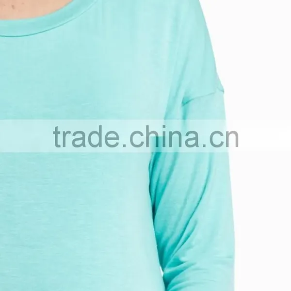 Wholesale Long Sleeve Green Maternity Wear Clothes With Crochet Trim photo-5