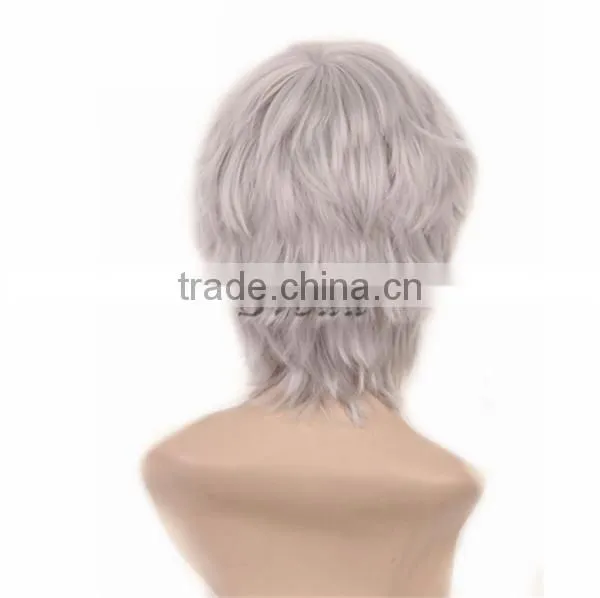 (Hot) Gintama Cosplay Wig Men Wig Anime Wig Wholesale photo-3