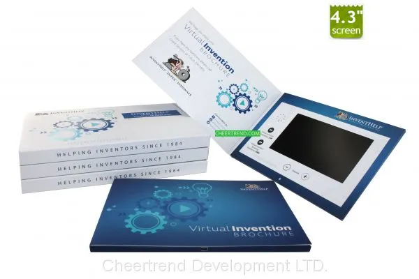 Promotional 4.3 Inch Video Greeting Card Module/Video Brochure/Video Gift Card photo-2