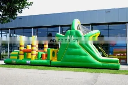 HI Professional Factory Top Grade Inflatable Obstacles Castle Giant Tunnel Inflatable Obstacle Course photo-2