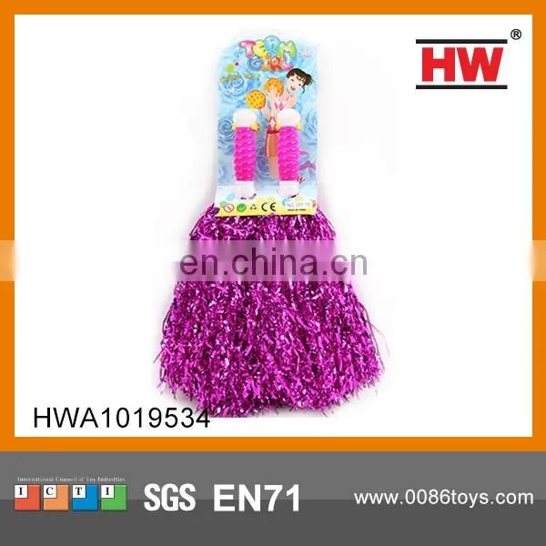 Funny Kids Toy Cheerleaders Color Bar Cheerleading Pom Poms