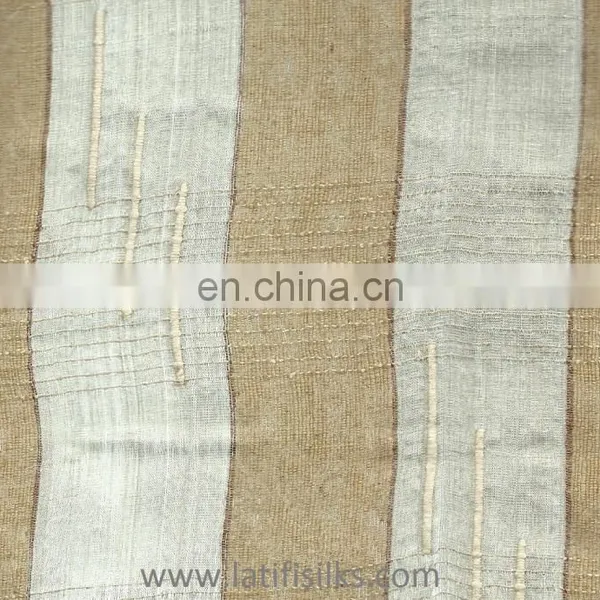 SILK FABRIC GREY AND WHITE