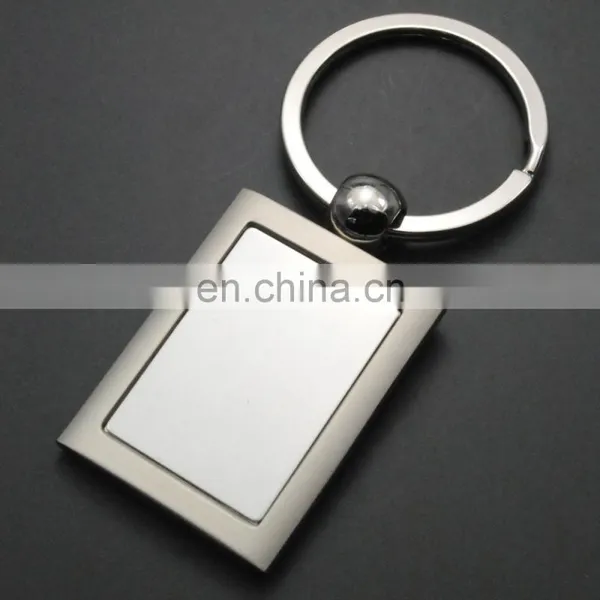 Custom Made Simple Plain Blank Metal Keyrings for Advertising photo-3