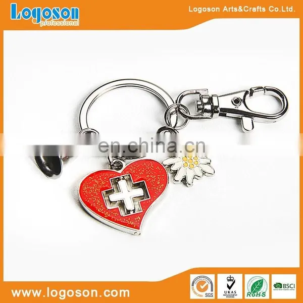 Custom Effier Tower Heart Pendant Paris Metal Keychain Pendants photo-3
