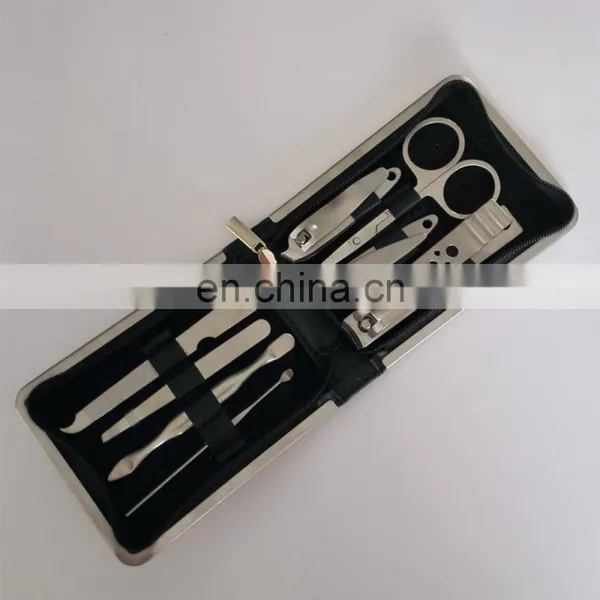 Factory Outlet High Grade Manicure Scissors Set Stainless Steel Silver Polished Nail Clippers photo-3