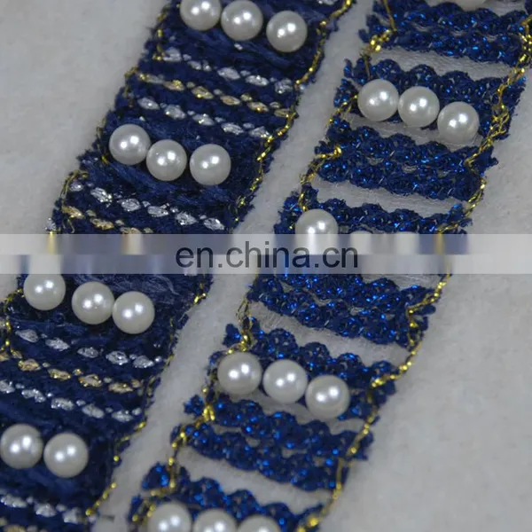 Italian Design Pearl Beads Trim for Dresses Decoration photo-4