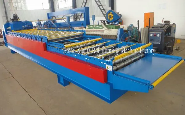 Trapezoidal Roof Panel Double Roll Forming Equipment photo-4