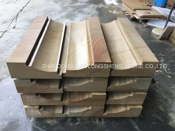 Yellow Rainbow Sandstone, Yellow Landscaping Sandstone,yellow Teak Wood Sanstone, Yellow Wooden Sandstone photo-4