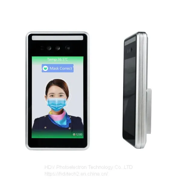 Wall-Mounted Quick Identity Verification Attendance Record Function Human Body Temperature Measurement Camera photo-4