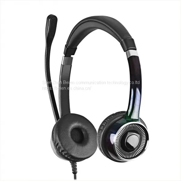 China Beien FC22 RJ Business Telephone Headset for Call Center Customer Service Multimedia Teaching Headset photo-3