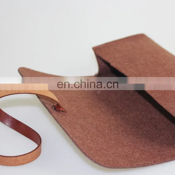 China Supplier Custom Felt Glasses Box With Leather photo-4