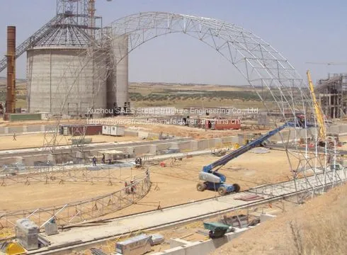 Security Structure Bolt Ball Connecting Space Frame Dome Coal Storage photo-5