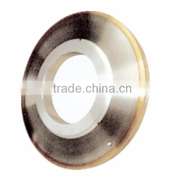 Round-edge wheel for double-edge machine