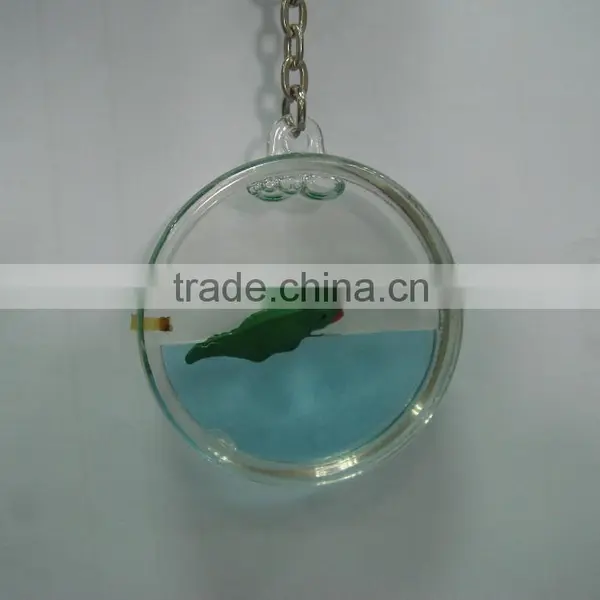 Promotional Custom Shaped With 3D Dog Floater Acrylic Keychain, Wholesale Plastic Keyring photo-4