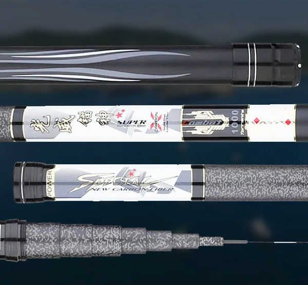 China Supply Telescopic Fishing Pole Stoving Varnish Straight Handle photo-2