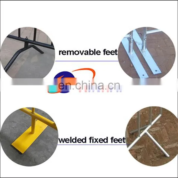 Galvanized Barricade Safety Barrier Crowd Control Fence Heavy Duty Metal Road Block Barrier Strong Frame Anti Rust Low Price photo-4