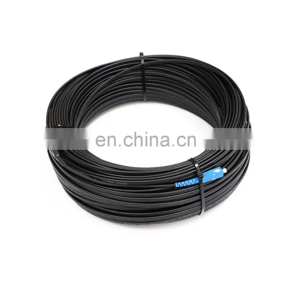 DYS 1 Core Outdoor Fiber Optic MINI IP Connector Compatible OptiTap SC APC to SC/APC FTTH Drop Cable Assembly photo-3
