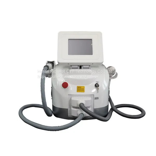 New Products in 2021 Double Handls Opt Ipl Elight nd Yag rf 4 in 1 Laser Hair Tattoo Removal Beauty Machine for Salon photo-2