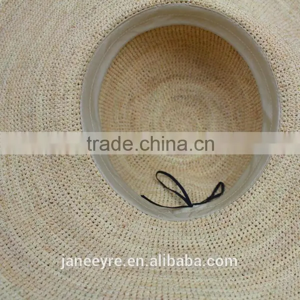 Handmade Fashion Raffia Hats Women Straw Hat Wholesale photo-4