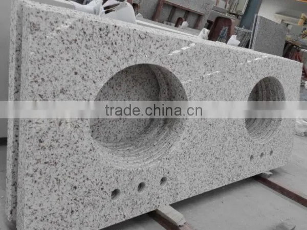 Bathroom Quartz Vanity Tops With Double Sink Cut-out photo-2