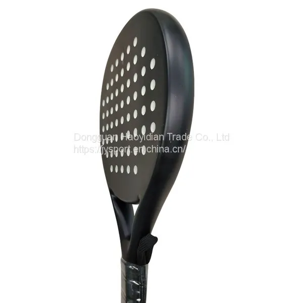 Padel Racket Junior Style Carbon Fiberglass Racquet HYP08jr Custom Logo photo-3