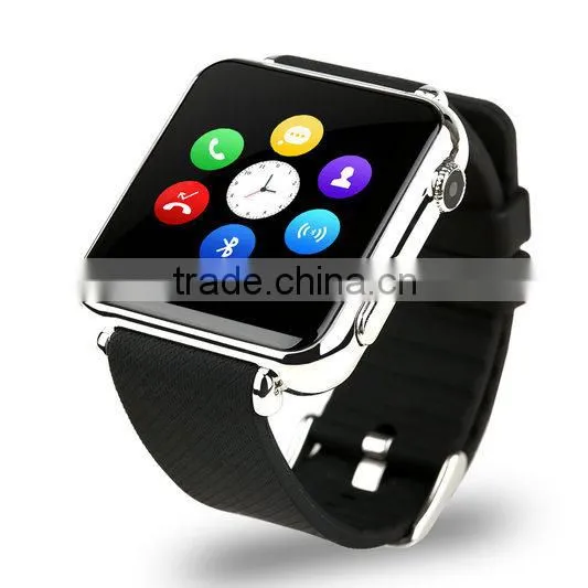 2016 Best Hot Selling GT09 Wearable Smart Watch With Camera Support SIM & TF Cards for IPhone Android Phone Smartphones