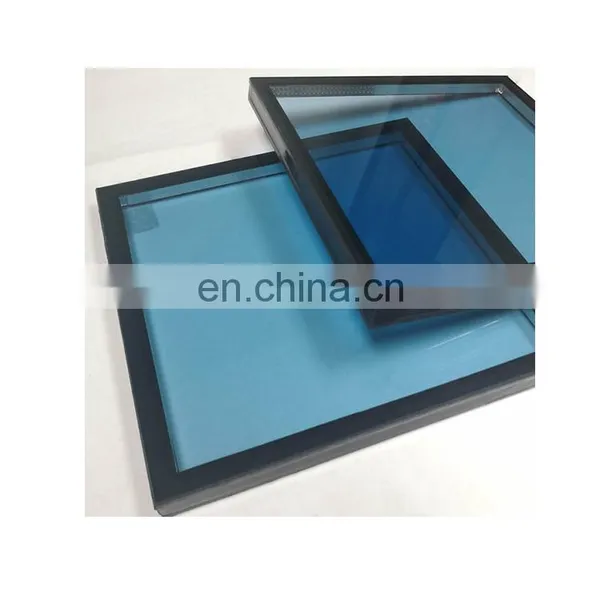 Double Glaze Low E Pane Window Tempered Triangle Commercial Doors Insulated Glass Price photo-2