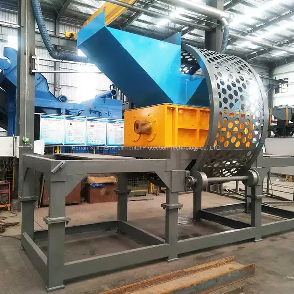 Waste Recycling Shredding Price Rubber Tyre Tire Shredder Machine for Sale photo-2