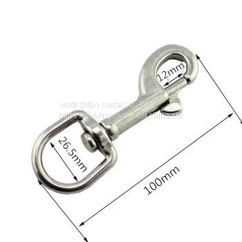 Marine Hardware 304/316 Stainless Steel Oval Swivel Snap Hook photo-3
