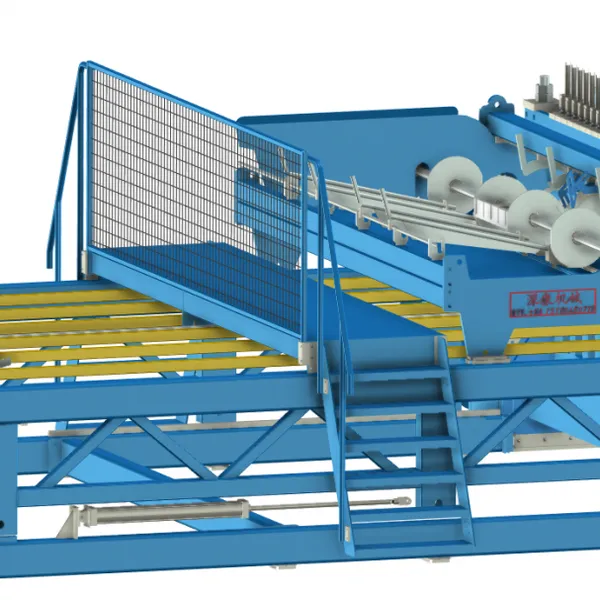 Mechanical Hanging Wire Automatic Net Out and Net Down Mesh Welding Machine for Steel Mesh photo-4