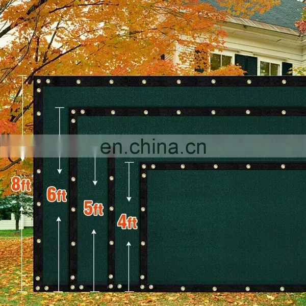 HDPE Privacy Screen Fence Netting for Outdoor Backyard Fencing