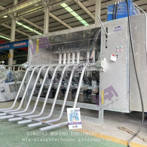 Automatic Abattoir Slaughterhouse Hydraulic De-hairing Machine For Butcher Equipment photo-2
