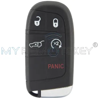M3N-40821302 Smart key 5 button 433mhz 4A chip SIP22 blade для Jeep Compass 2017-2020 68250343AB M3N40821302(Оригинальная печатная плата)