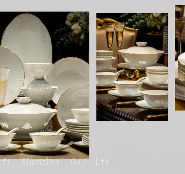 Jingdezhen High-temperature Exquisite Porcelain Tableware Set From Boutique Gift photo-5