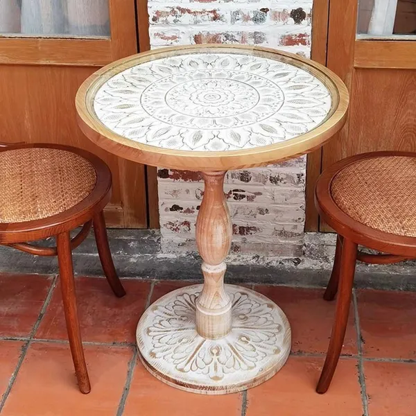 Old Round Coffee Table