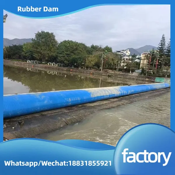 Automatic Inflatable Rubber Dam for Flood Control and Water Diversion photo-5