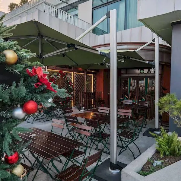 Outdoor Furniture Sunshade Umbrellas, Square Roman Umbrellas for Gardens and Restaurants, Customized by Manufacturers photo-3