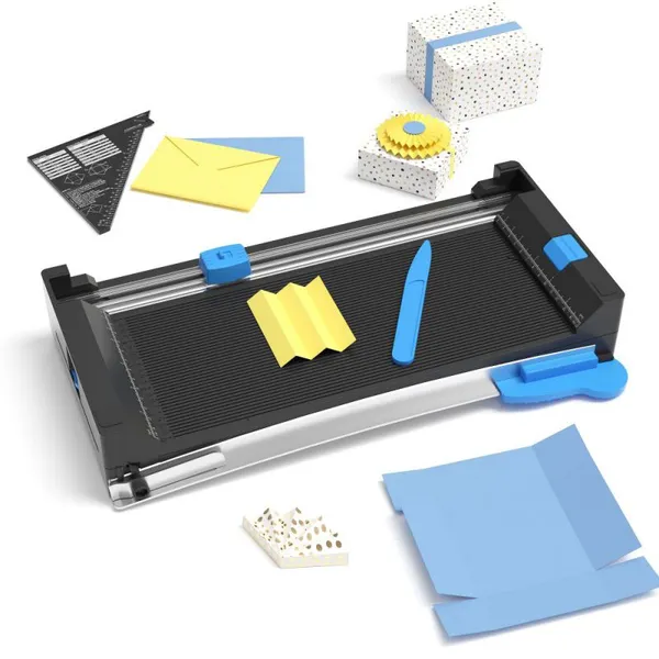 Premium 5-in-1 Paper Trimmer Cutter A4 12 Inch Dual-sided Paper Guillotine Cutter Corner Rounder Crafter Scoring Board IDPC036 photo-2