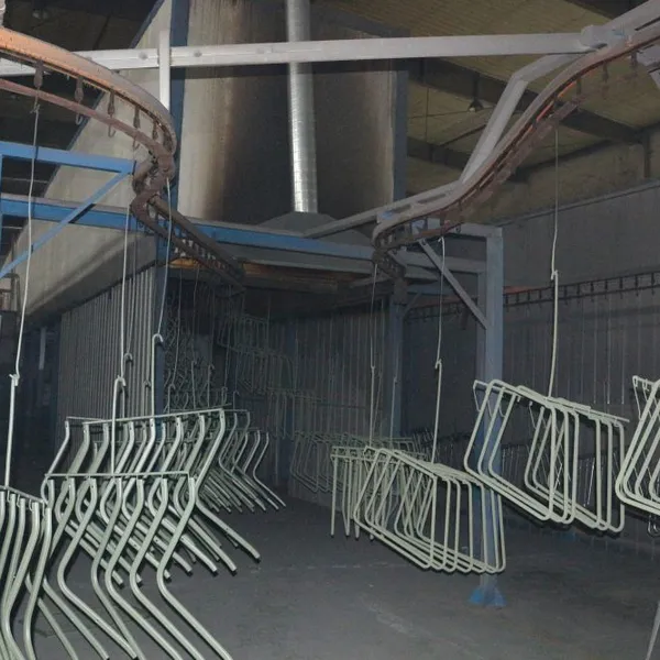 Automatic Electrostatic Powder Coating Spraying Line for Automotive Wheel Rims and Aluminum Profiles photo-2