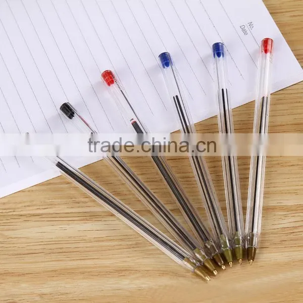 Simpe Style Cheap Ball Pen Bullet 0.7mm With Pen Cap photo-3