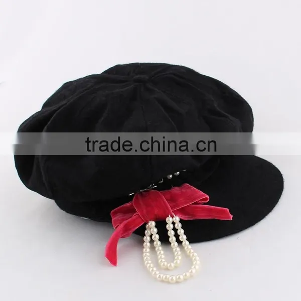 Ins 2015 New Products Kids Hats Casquette Hats Autumn and Winter Girls Hats With Pear photo-2