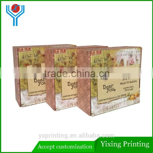 New Product Handmade Gift Box High Qulity Paper Printing