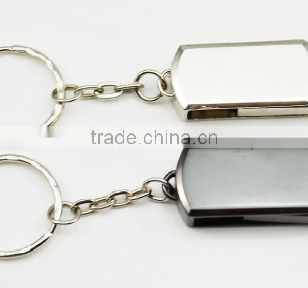 Silver Metal USB Pendrive 32gb Swivel USB for Promotion photo-2