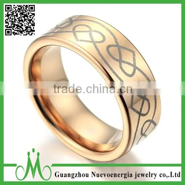 High Quality Tungsten Matte Ring Engagement Band Ring for Men High Polishing Jewelry photo-6
