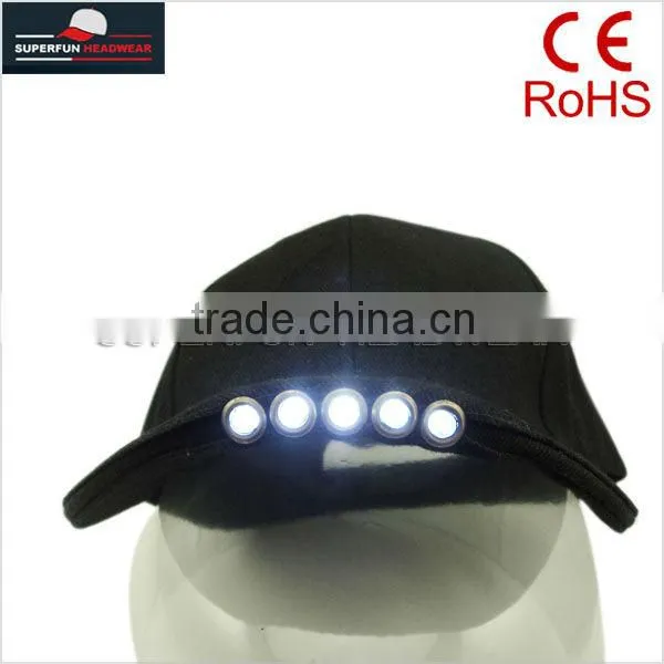Hot Sale Bronze Rings Around the Bulb LED Baseball Caps photo-6