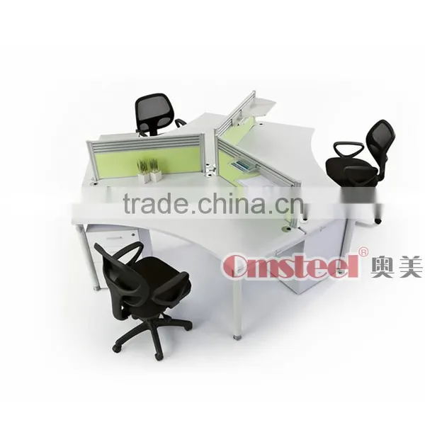 120 Degree Office Workstation For Team Work photo-2